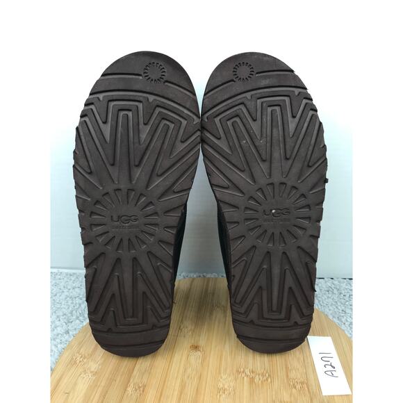 Ugg Neumel Brown Leather Fur Lined Casual Daily Winter Boots Mens 13 1008908 - Picture 7 of 12